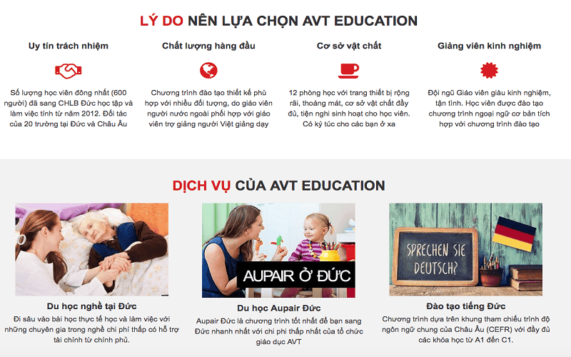 AVT Education là tổ chức uy tín trong lĩnh vực du học nghề tại Đức
