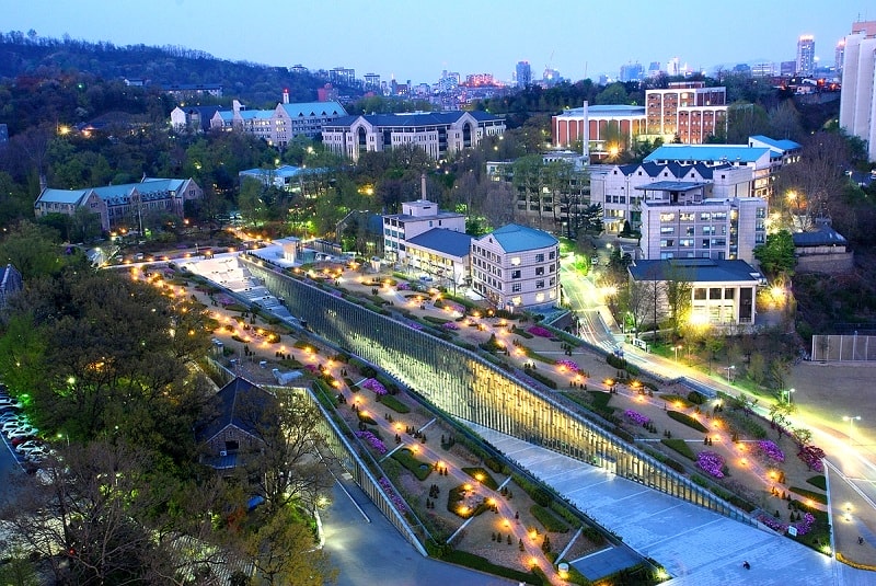Đại học nữ sinh ewha về đêm