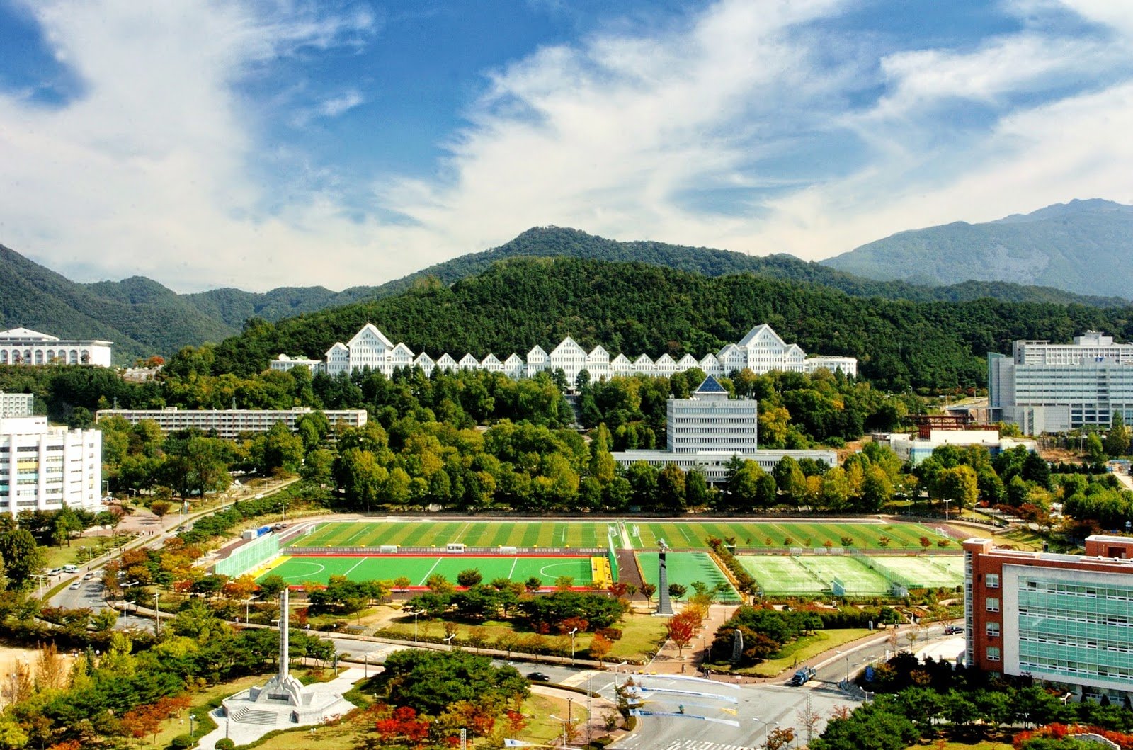 Khuôn viên Đại học Chosun Hàn Quốc