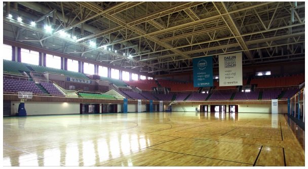 Nhà thi đấu Đại học Daejin Hàn Quốc