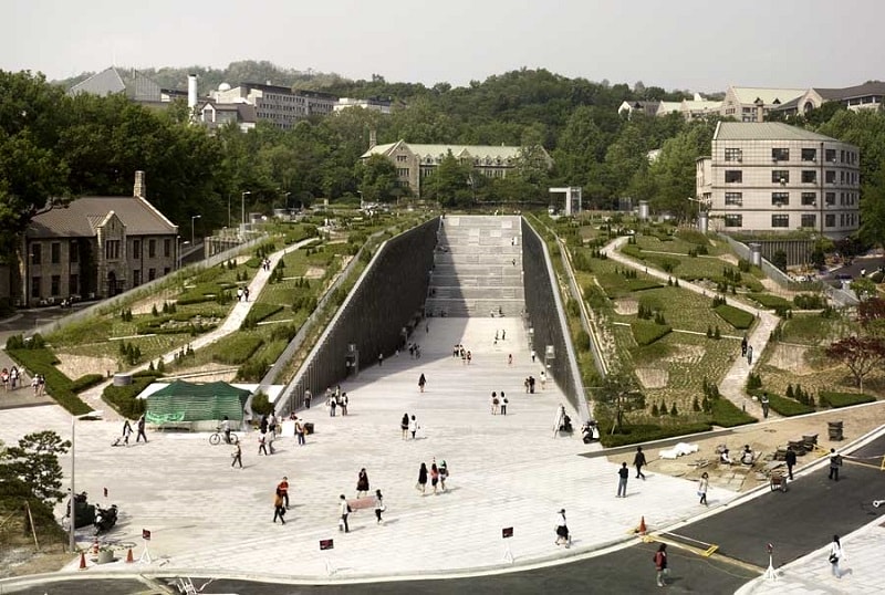 Ewha là Trường đại học nữ rất nổi tiếng ở Hàn Quốc