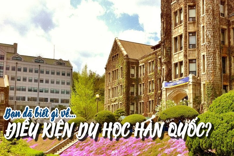 Điều kiện du học nghề Hàn Quốc visa D4-6 cực kỳ dễ thở