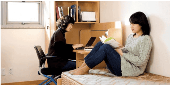 Ký túc xá đại học Hàn Quốc - trường Hankuk