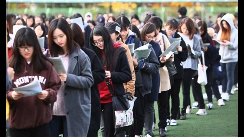 Học sinh tập trung ôn luyện cho kỳ thi đại học ở Hàn Quốc