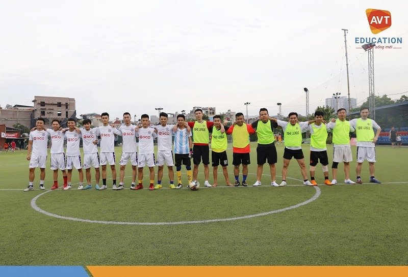 Giao lưu bóng đá giữa học viên và các cán bộ nhân viên tại AVT
