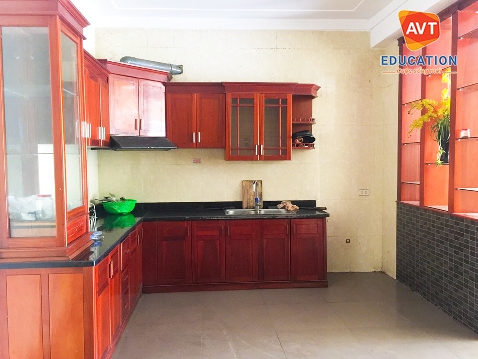 Khu nấu ăn riêng sạch sẽ